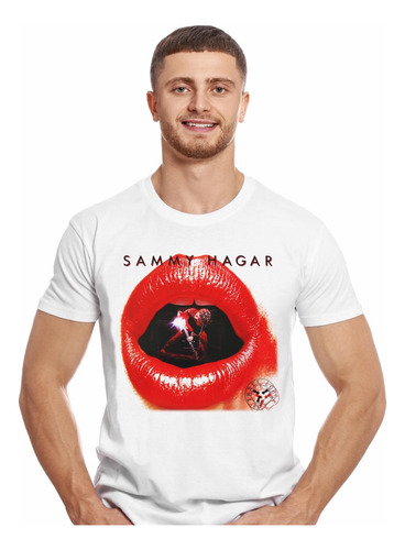 Polera Sammy Hagar Three Lock Box Rock Impresión Directa