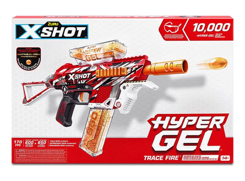 Lanzador X-shot Hyper Gel Trace Fire 10.000 Und Motorizada