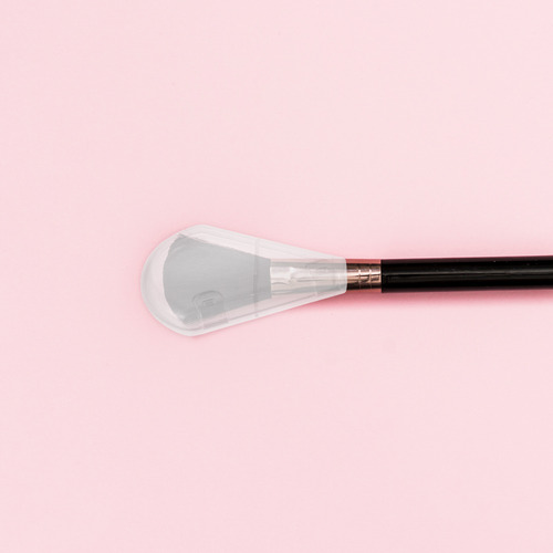 10 Fundas Para Brochas De Maquillaje: Plástico Transparente