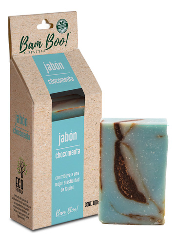 Bam Boo! Lifestyle Jabon Artesanal Chocomenta 100g