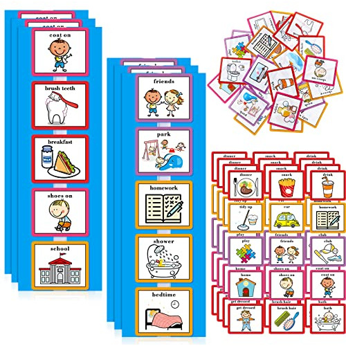 35 Piezas De Tarjetas De Programación Visual Niños, T...