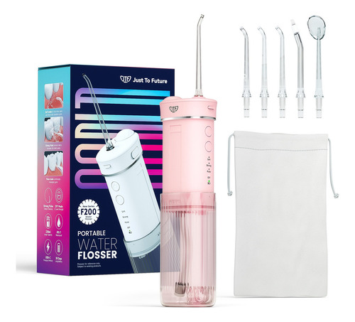 Irrigador Bucal Dental Jtf F200 5 Boquillas Lamp Uv Rosa