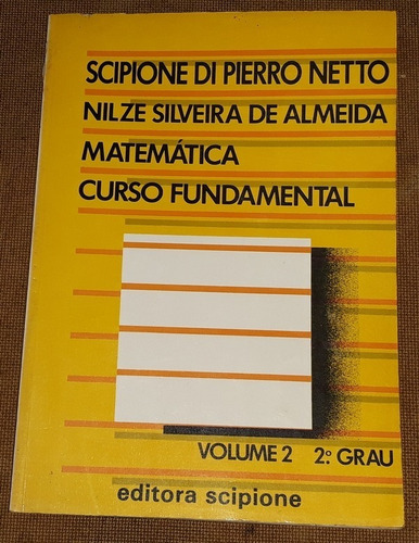 Matemática - Curso Fundamental Scipione 1991