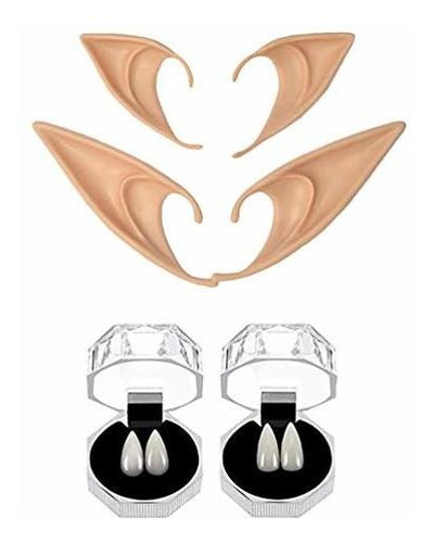 Disfraz Bebe - Nuobesty 8 Piezas Fairy Pixie Elf Ears Fake V