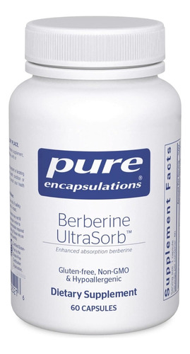 Berberina Ultrasorb Pure Encapsulations 60 Cápsulas