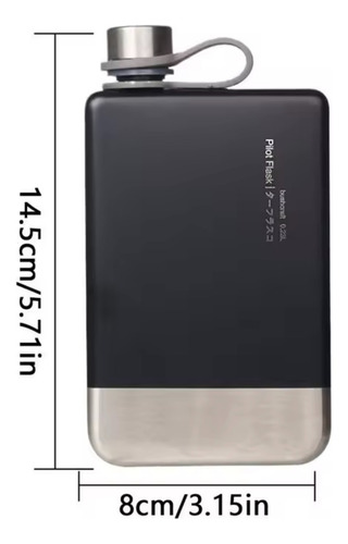 Cantil De Bolso Wellhike Pilot Flask 230ml