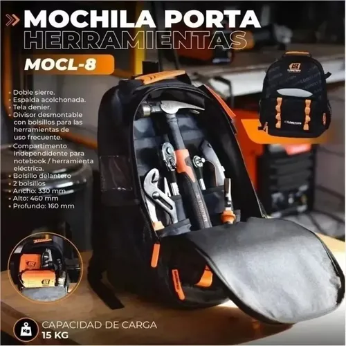 Mochila Porta Herramientas Lusqtoff Herramientas Pergamino