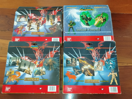 Boneco Cavaleiros Do Zodíaco Bandai Original Lote Com 4 (Usado)
