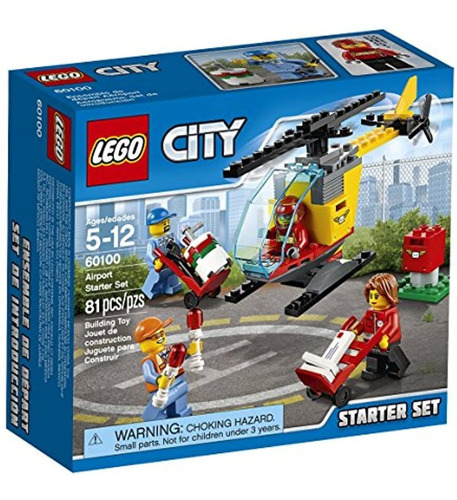 Lego 60100 City Airport Set De Inicio, Kit De Construccion (