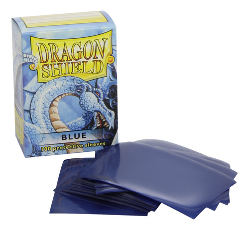 Dragon Shield Mangas Azul Clasico (100)