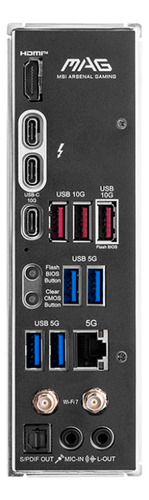 Board Msi Mag Z890 Tomahawk Wifi (socket Lga 1851) Color Negro