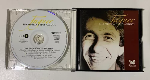 Cd Fagner - Sua Música E Seus Amigos Box 5 Cds - C/ Encarte