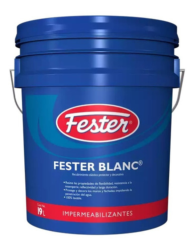 Fester Festerblanc Blanco Recubrimiento Protector 19 Lts