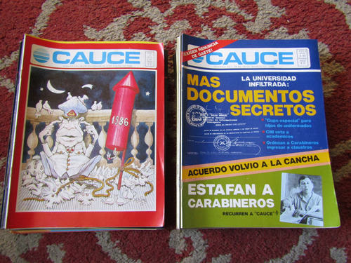 Revistas Cauce 28 Numeros Año 1986