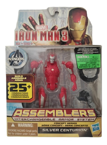 Silver Centurion Iron Man 3 Assemblers Tipo Marvel Universe 