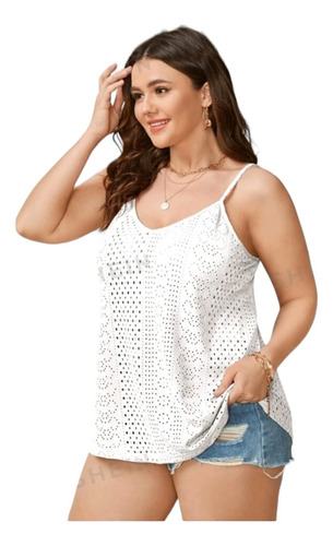 Blusa Top Talla Extra 1xl/2xl/3xl/4xl De Tirantes 2514