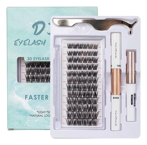 72 Grupos De Extensiones De Pestañas, Kit Mix Lash Clusterin