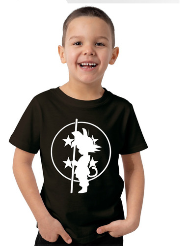 Remera Algodon Niño Dragon Ball Goku Esfera Dragon Anime 