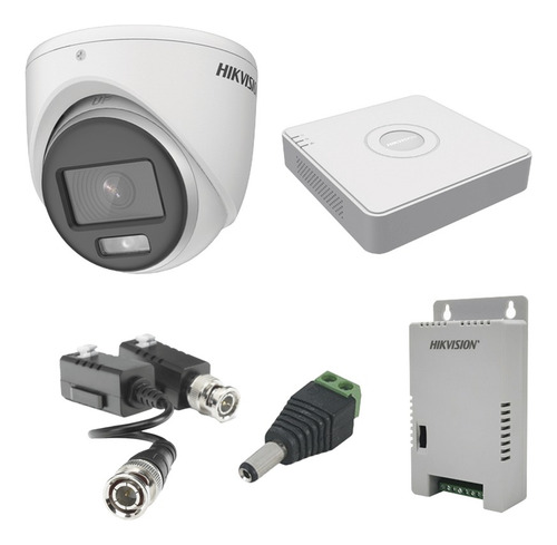 Kit 6 Cámaras Color Vu 1080p 8ch Hikvision Cctv