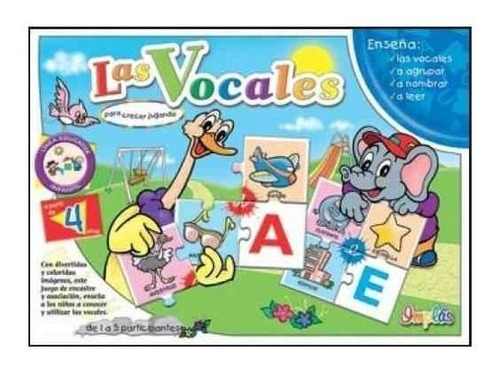 Las Vocales Juego Didactico Implas Cod  330 Educativo