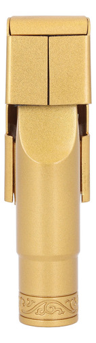 Boquilla Plana Para Saxofón Soprano En Forma De B, Metal De