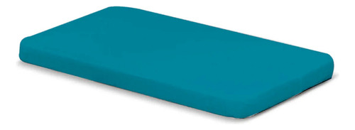Bebeglo Cuna Mecedora Antireflujo Adherible Colchón Azul Color Turquesa
