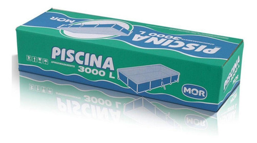 Piscina Armação Retangular 3000 Litros Mor 1005