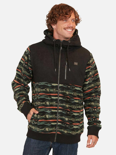 Poleron Micropolar Étoile Multicolor Hombre Maui And Sons