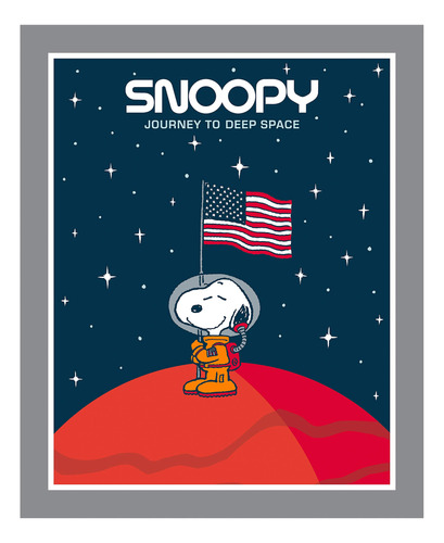 Peanuts Snoopy Journey To Deep Space Tela Edredon 36.1 in