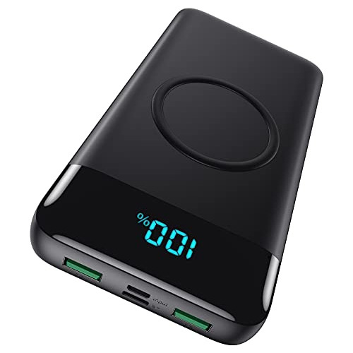 Cargador Portátil Inalámbrico 30,800mah 15w Carga 91jnm