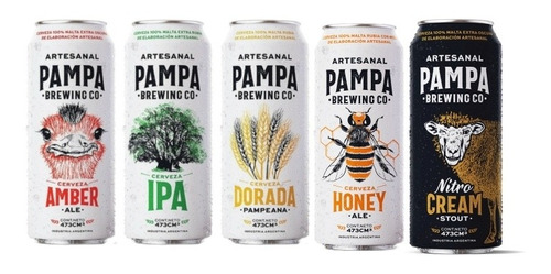 Cerveza Artesanal Mix X 12 Latas De 473cc -estocolmo-