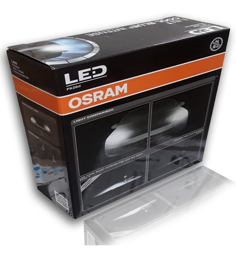 Par Lampada Osram Led Cool Blue Intense H7 6000k Super Branc