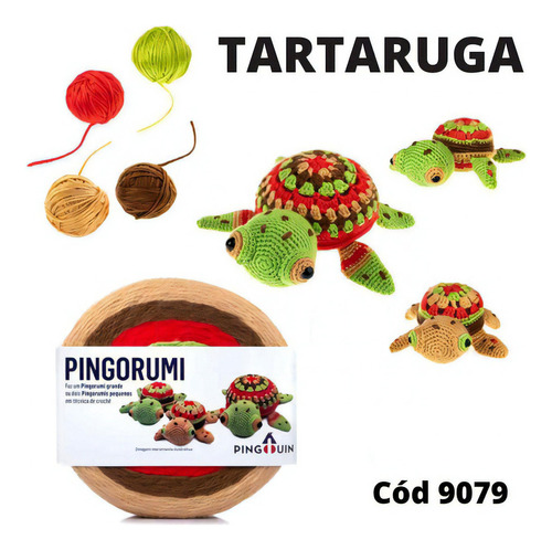 Fio Pingouin Pingorumi - 100g - 219m Cor Tartaruga