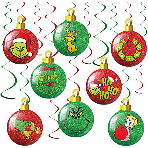 Decoración De Remolinos De Papel Bolas De Navidad 30 P...