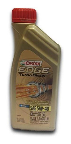 Aceite Castrol Sintetico Edge Turbo Diesel 5w40 Volkswagen