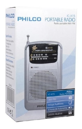 Radio Portátil Philco Ic-x15 Fm/am