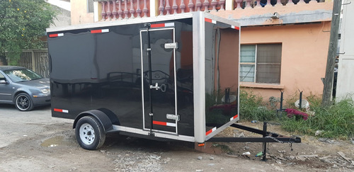 Remolque Traila Caja Cerrada Aluminio Camion Motos Mty 23 4