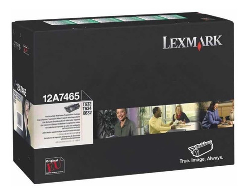 Toner Lexmark Original 12a7465 #t632/634/x632/634 Altorendim
