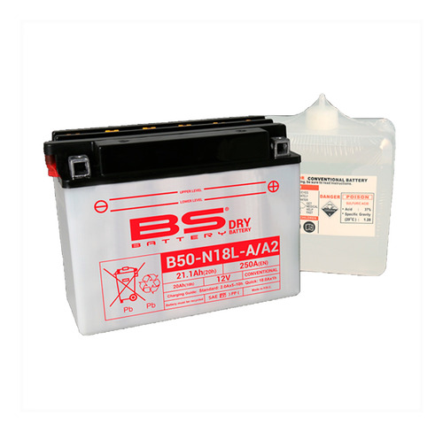 Batería Para Moto Bs Dry B50-n18l-a/a2