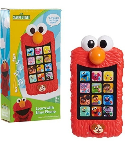 Telefono Celular De Juguete Elmo Con Sonidos