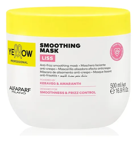 Yellow Mascara Liss Keratin 500ml Anti-frizz Liso Perfecto