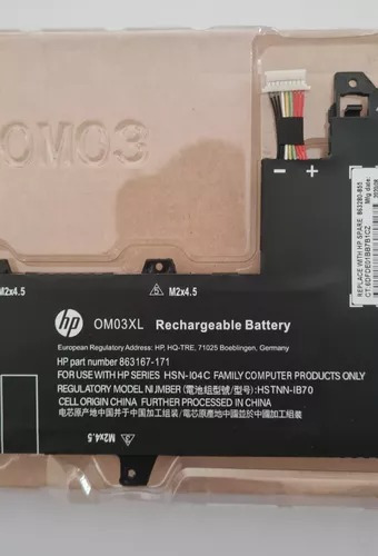 Om03xl, Hp Bateria 11.55v 57wh 4935mah 3 Cells, Original