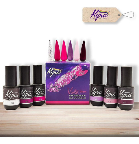 Kyra Spirit - Colección Gel Violet Glam