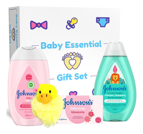 Johnson's Baby - Juego De Regalo De 4 Piezas Par.