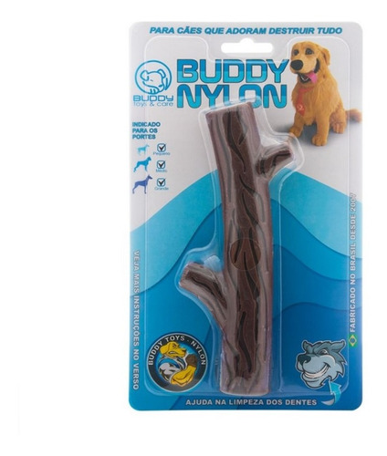 Brinquedo Para Cães Graveto Nylon Buddy Toys