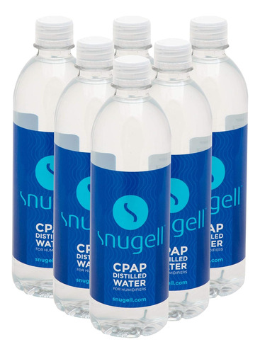 Agua Destilada De Snugell Para Máquinas Cpap | Botellas De 2