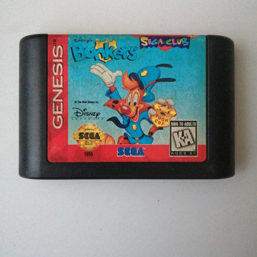 Disney Bonkers Juego Para Sega Genesis