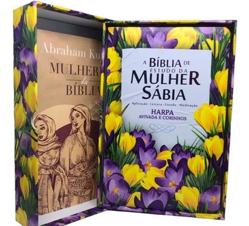 Kit Mulher Sábia De Estudo + Livro Mulheres Da Bílbia João Ferreira De Almeida Editora CPP