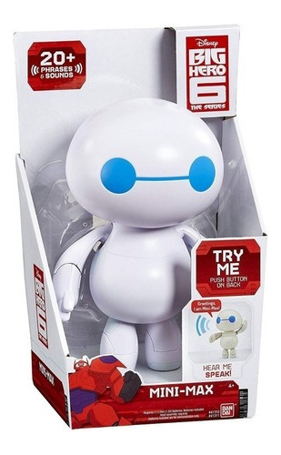Bandai Big Hero 6 Mini Max 20 Cm C/ Frases-sonidos Bunnytoys