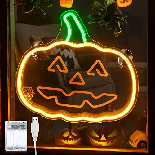 Decoración Luminosa De Calabaza De Halloween, Luz De S...